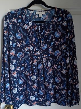 Emaline Smocked Long Sleeve Floral Top